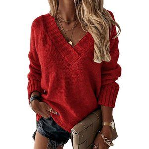 EVALESS Oversized Cable Knit Sweater